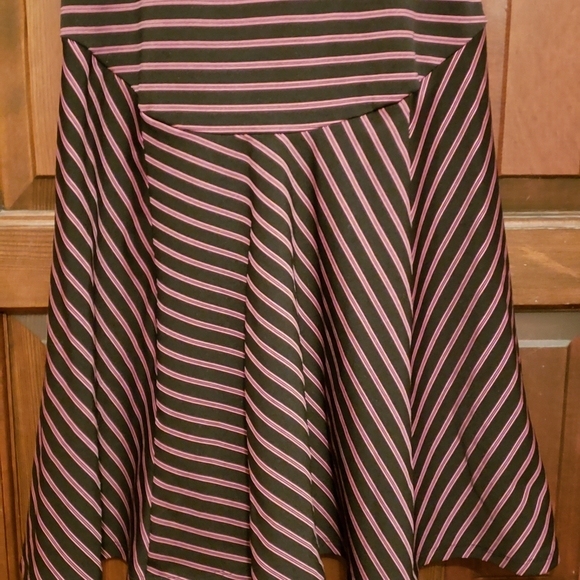 My Michele ladies dress size Medium  bias-cut skirt, drop waist, cap sleeve - Picture 3 of 7